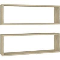 Wall Shelves Floating Rack Display Shelf Bookshelf Engineered Wood vidaXL