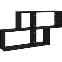 Wall Shelf Wall-Mounted Shelf Storage Display Rack Engineered Wood vidaXL