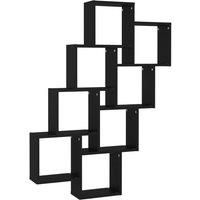 Wall Cube Shelf Hanging Wall-Mounted Floating Shelf Engineered Wood vidaXL