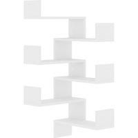 Wall Corner Shelf Wall Rack Wall-mounted Storage Shelf Engineered Wood vidaXL