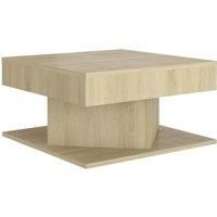 vidaXL Coffee Table Sonoma Oak 57x57x30 cm Engineered Wood