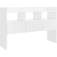 vidaXL Sideboard Buffets Modern Home Living Room Furniture Side Storage Cabinet Home Organiser Cupboard Unit High Gloss White Engineered Wood