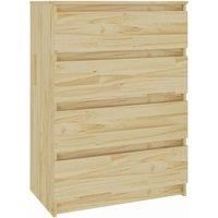 Solid Pinewood Side Cabinet Sideboard Storage Cabinet Multi Colours vidaXL