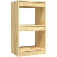 Book Cabinet/Room Divider Storage Book Rack Bookshelf Solid Wood Pine vidaXL
