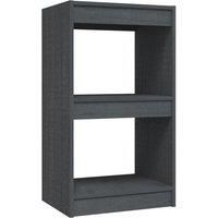 Book Cabinet/Room Divider Storage Book Rack Bookshelf Solid Wood Pine vidaXL