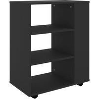 Rolling Cabinet Engineered Wood Drawer Rolling Cabinet Multi Colours vidaXL