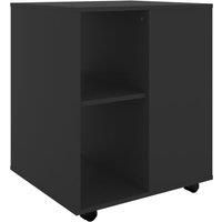 Rolling Cabinet Drawer Cabinet Filing Storage Cabinet Engineered Wood vidaXL