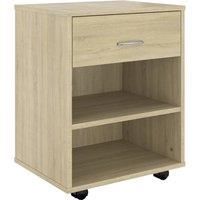 Rolling Cabinet Chipboard Home Drawer Rolling Cabinet Multi Colours vidaXL