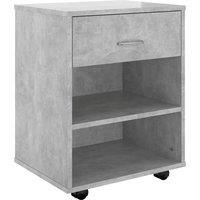 Rolling Cabinet Chipboard Home Drawer Rolling Cabinet Multi Colours vidaXL