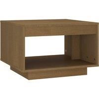 Solid Pinewood Coffee Table Living Room Tea Accent Table Multi Colours vidaXL