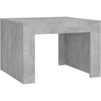 Coffee table 50x50x35 cm chipboard concrete grey