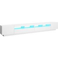 TV Cabinet with LED Lights TV Stand Unit Stereo Cabinet Multi Colours vidaXL