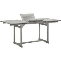 Solid Wood Acacia Garden Table Grey Patio Wooden Dinning Room Furniture vidaXL