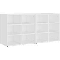 Shoe Cabinet Hallway Wall Mounted Shoe Storage Rack Shelf Cupboard vidaXL