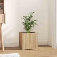 Planter Box Plant Pot Raised Bed Planter Flower Box Engineered Wood vidaXL
