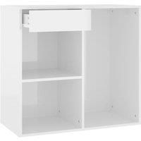 Cosmetic Cabinet Dressing Room Storage Makeup Cupboard Engineered Wood vidaXL