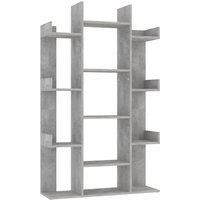 Book Cabinet Engineered Wood Home Organiser Storage Rack Multi Colours vidaXL