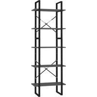 Book Cabinet Storage Rack Bookcase Book Shelf Rack Engineered Wood vidaXL