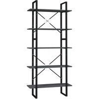 Book Cabinet Storage Rack Bookcase Book Shelf Rack Engineered Wood vidaXL
