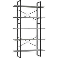 Book Cabinet Storage Rack Bookcase Book Shelf Rack Engineered Wood vidaXL