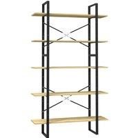 Book Cabinet Home Storage Rack Bookcase Book Shelf Cupboard Pinewood vidaXL