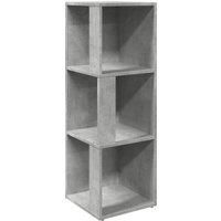 Vidaxl Corner Cabinet Concrete Grey 33X33X100 Cm Engineered Wood, Grey