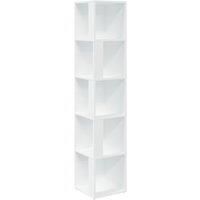 Vidaxl Corner Cabinet White 33X33X164 5 Cm Engineered Wood