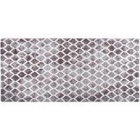 Teppich Waschbar 80x300 cm Mehrfarbig Rutschfest