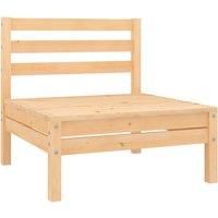 vidaXL Garden Middle Sofa Solid Wood Pine