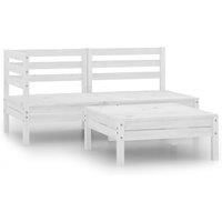 Garden Sofa Outdoor Sofa Wooden Sectional Sofa Seat Solid Wood Pine vidaXL