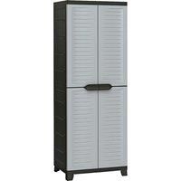 Plastic Cabinet Home Storage Locker Rack Cabinet Cupboard 97 cm/181 cm vidaXL