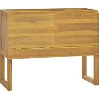 Bathroom Cabinet Washroom Sink Unit Basin Cupboard Solid Wood Teak vidaXL