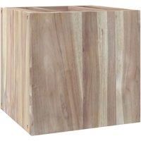 Wall-mounted Bathroom Cabinet Toilet Under Sink Cabinet Solid Wood Teak vidaXL