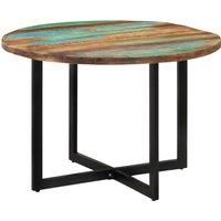 vidaXL Dining Table 110x75 cm Solid Wood Reclaimed