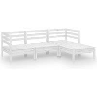Garden Lounge Set Outdoor Furniture Set Sofa 4 Piece Solid Pinewood vidaXL