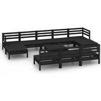 Garden Lounge Set Outdoor Lounge Set Sofa Patio 11 Piece Solid Pinewood vidaXL