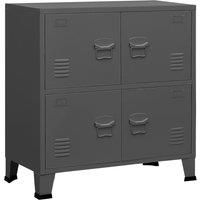 Industrial Storage Chest Steel Sideboard Cabinet Multi Colours/Sizes vidaXL