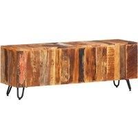 TV Cabinet Solid Wood Reclaimed Shelf HiFi Stand Wooden vidaXL