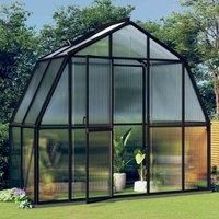 vidaXL Greenhouse w/ Base Frame Anthracite 3.3 m2 Aluminium