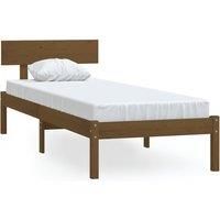 Solid Wood Pine Bed Frame Wooden Platform Bedstead Multi Colours/Sizes vidaXL