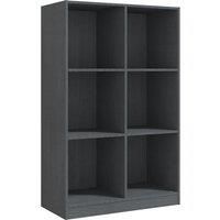 Solid Pinewood Book Cabinet Wooden Bookcase Storage Rack Multi Colours vidaXL