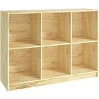 Vidaxl Book Cabinet 104X33X76 Cm Solid Pinewood