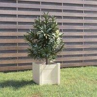 1/2x Solid Pinewood Garden Planter Outdoor Flower Box Pot Patio Planter vidaXL