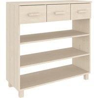 Console Table Solid Wood Pine Accent Table Hall Cabinet Multi Colours vidaXL