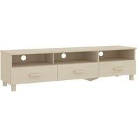 vidaXL TV Cabinet HAMAR Honey Brown 158x40x40 cm Solid Wood Pine