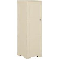 Plastic Cabinet Storage Cupboard Utility Storage Cabinet Wood Design vidaXL