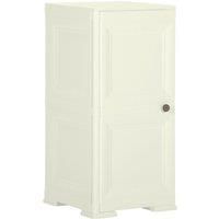 Plastic Cabinet Storage Cupboard Utility Storage Cabinet Wood Design vidaXL