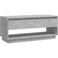 TV Cabinet Concrete Grey 102x41x44 cm Engineered Wood