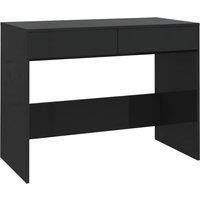 Desk Black 101x50x76.5 cm Engineered Wood