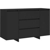 Sideboard with 3 Drawers Cupboard Cabinet Highboard Engineered Wood vidaXL